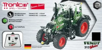 Tronico Fendt 313 Vario tractor 10069  RC 2.4GHz, 572 onderdelen